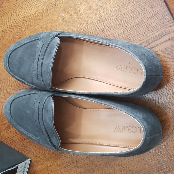J.crew gray suede penny loafers - Picture 6 of 11